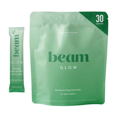 Beam Glow Hormone Balance Supplement for Women Cortisol Supplement for Women PMS Relief Supplement Perimenopause & PCOS Support Womens Vitamins Thyroid Support with Ashwagandha & Selenium