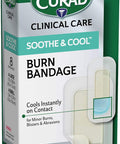 Curad Soothe and Cool Clear Gel Bandages Assorted Clear 8/Box