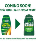 Whole Earth Sweetener Co. Whole Earth Stevia & Monk Fruit Liquid Sweetener Original No Erythritol Squeeze Bottle 1.62 Fl Oz (Pack Of 12)