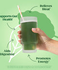Bloom Nutrition Superfood Greens Powder Digestive Enzymes with Probiotics and Prebiotics Gut Health Bloating Relief Original + Milk Frother High Powered Hand Mixer