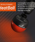 Deep Tissue Massage Gun With Heat Gun Massager With Heat Ball Technology 4 Speed Option Massage Guns Portable Massage Gun Handheld Massage Gun, Travel Massage Gun For Muscle Relief 3