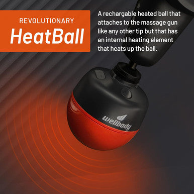 Deep Tissue Massage Gun With Heat Gun Massager With Heat Ball Technology 4 Speed Option Massage Guns Portable Massage Gun Handheld Massage Gun, Travel Massage Gun For Muscle Relief 3