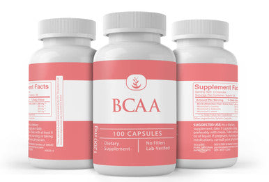 PURE ORIGINAL INGREDIENTS Bcaa, (100 Capsules) Always Pure, No Additives Or Fillers, Lab Verified