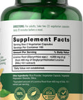Dgl Deglycyrrhizinated Licorice Capsules | 200 Count | 4000Mg | Vegeterian, Non-Gmo & Gluten Free Supplement | By Carlyle