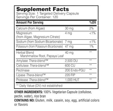 Enzymedica, Ph-Basic, Enzymes To Support Healthy Digestion And Ph Balance, 120 Capsules