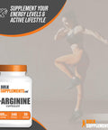 Bulksupplements.Com L-Arginine 5000Mg Capsules - Arginine Supplement, Nitric Oxide Supplement, L Arginine Capsules - Gluten Free, 8 Capsules Per Serving, 240 Capsules (Pack Of 1)