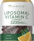 Carlyle Liposomal Vitamin C 2200Mg 90 Softgels High Potency Formula Non-Gmo Gluten Free