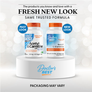 Doctors Best Acetyl-L-Carnitine 500Mg - 60 Veg Caps