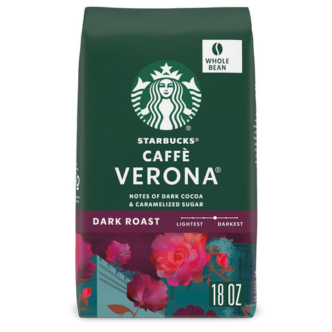 Starbucks Whole Bean Coffee, Dark Roast Coffee, French Roast, 100% Arabica, 1 bag (28 oz)
