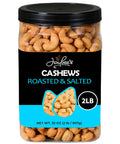 JaybeeÃƒÂ¢Ã¢â€šÂ¬Ã¢â€žÂ¢s Roasted Unsalted Whole Cashews ÃƒÂ¢Ã¢â€šÂ¬Ã¢â‚¬Å“ 32 oz (2 lbs) Bulk Snack ÃƒÂ¢Ã¢â€šÂ¬Ã¢â‚¬Å“ Natural Protein Superfood, Vegan, Keto Friendly & Kosher Certified ÃƒÂ¢Ã¢â€šÂ¬Ã¢â‚¬Å“ Great for Healthy Diets & Gift Giving