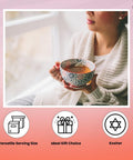 Ceremonie Tea Premium Gourmet Herbal Teas Variety Pack - her Tea Set - Assorted Tea Sampler 12 Individually Wrapped Silky Mesh Herbal Teas & Blend Bags | Single Serve Pouches