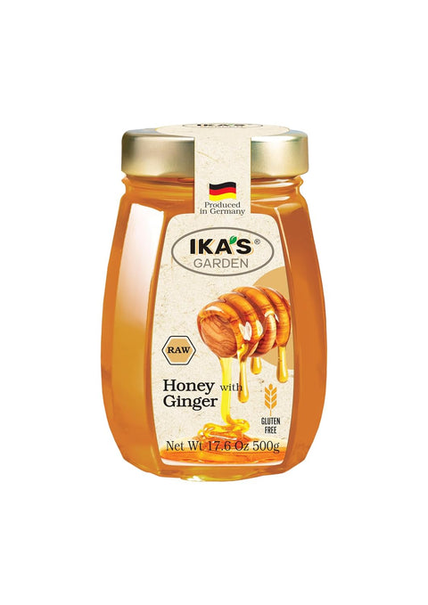 Ika's Garden Raw Manuka Honey with Blossom Honey - 100% Pure, Unfiltered, Gluten-Free Ã¢â‚¬â€œ Product of Germany, 17.6 oz (500g) Jar