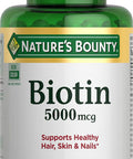 Nature'S Bounty Biotin 5000 Mcg 150 Rapid Release Softgels