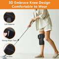 Edifolly Cordless Knee Heating Pad Knee Massager With Heat And Vibration Rechargeable Heated Knee Brace With 3 Heat Levels And 3 Massage Modes