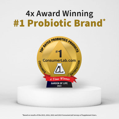 Garden of Life Organic Probiotic Powder For Women And Men - Raw Probiotics 5-Day Max Care 400 Billion Cfu - Banana High Bifido 5 Day Formula With Enzymes Prebiotics For Digestive And Immune Health