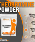 Bulksupplements.Com Theobromine Powder Theobromine Supplement Nootropic Supplement Brain and Energy Support Gluten Free 250Mg Per Servings 400 Servings 100G (3.5 Oz)