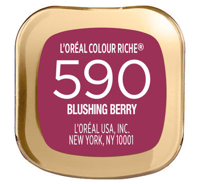 L'Oreal Paris L OrEal Colour Riche Original Creamy Hydrating Satin Lipstick With Argan Oil And Vitamin E Blushing Berry 1 Count