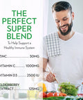 Maxi Health Quercetin 500mg with Zinc 30mg Vitamin C 1000mg Vitamin D 2500 IU Elderberry 125mg - Vegetarian Health Supplement for Adults Kosher - 90 Veggie Capsules