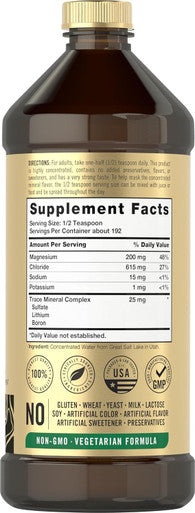 Carlyle Trace Mineral Drops | 16 fl oz | Full Spectrum Minerals Supplement | Vegetarian Non-GMO and Gluten Liquid | by Vital Trace