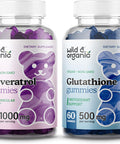 Wild & Organic Resveratrol Gummies & L-Glutathione Gummies