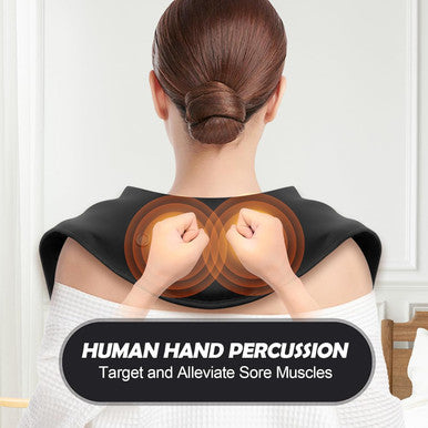Pro Percussion Massagers For Neck And Back With Heat,Deep Tissue Percussion Back Massager, Neck And Shoulder Massager For Pain Relief,Shoulder Massager For Muscle Pain Relief