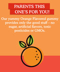 Garden of Life Kids Organic Vitamin D3 Gummies With 800 Iu (100% Daily Value) For Strong Bones Teeth Brain & Immunity Non-Gmo No Gluten Vegetarian Sugar Free Orange Flavor 60 Servings