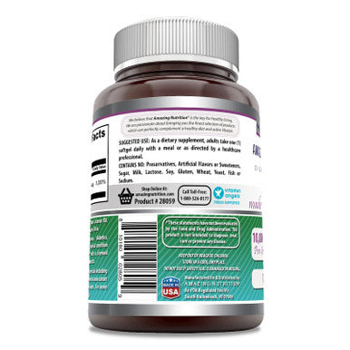 Amazing Formulas Biotin 10000Mcg With Extra Virgin Organic Coconut Oil 120 Softgels | Non-Gmo | Gluten Free | Made In Usa