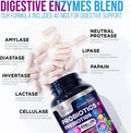 Nature'S Nutrition Daily Probiotics and Acidophilus Prebiotics Supplement 60 Billion CFU Capsule for Women & Men - 10 Diverse Strains - For Bloating Gas & Digestive Gut & Immune Health Support - Vegan - 120 Capsules