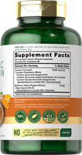 Carlyle Turmeric Curcumin With Black Pepper | 3000Mg 180 Capsules | Curcuminoids And Bioperine Supplement | Non-Gmo, Gluten Free