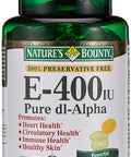 Nature's Bounty Vitamin E 400 I.U.