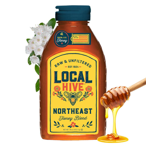 Local Hive Clover Raw & Unfiltered ÃƒÂ¢Ã¢â€šÂ¬Ã¢â‚¬Å“ 16 oz | 100% Pure U.S. Honey | Natural Sweetener Sourced from American Bees & Beekeepers | Premium Clover Flavor | Ideal for Tea, Baking & Cooking