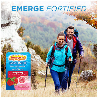 Drink Mix with 1000mg Vitamin C Plus Vitamin D & Zinc Raspberry