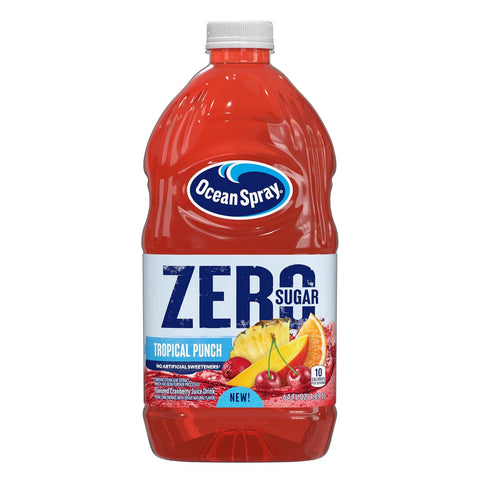 Ocean Spray ZERO Sugar Mixed Berry Juice Drink Cranberry Juice Drink Sweetened with Stevia 64 Fl Oz Bottle