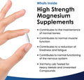 Magnesium Citrate Capsules 1620Mg - Super Strength And High Absorption Magnesium Supplements - With 500Mg Elemental Vegan Magnesium - Not Magnesium Tablets - Muscle & Sleep Support (Two Months Supply)