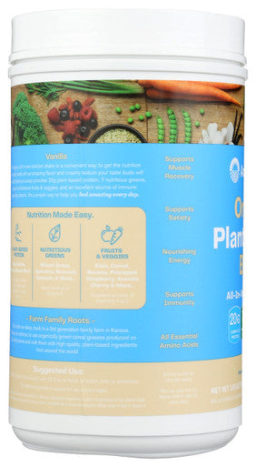 Amazing Grass Organic Plant Protein Blend Vegan Protein Powder Pure Vanilla 20 Servings