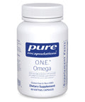 Pure Encapsulations O.N.E. Omega - Fish Oil Supplement For Heart Health Joints Skin Eyes And Cognition - Fish Oil Concentrate With Epa And Dha 60 Softgel Capsules