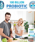 LEAN Nutraceuticals Super Vegan Digestive Enzymes and Probiotics & Prebiotics for Men and Women for Digestive Aid, Bloating and Gas Relief, and Gut Health Support MD Certified
