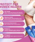 OMOGS Womens Probiotic 120 Billion CFUs 18 Strains with 3 Prebiotics and Cranberry Extract Help for Immune Booster Digestive Health Gut Health and Vaginal Health
