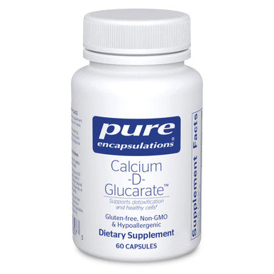 Pure Encapsulations CalciumdGlucarate 500 mg 60 vcaps