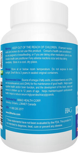 Fish Oil | High DHA/EPA | Lowest Mercury | Triglyceride Form | Lemon