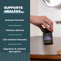 Probiotics And Zinc Supplement By Ancient Nutrition, Supports Healthy Immune System And Gut Health, Made Without Gmos, Superfoods Supplement, Paleo And Keto Friendly, 30 Count