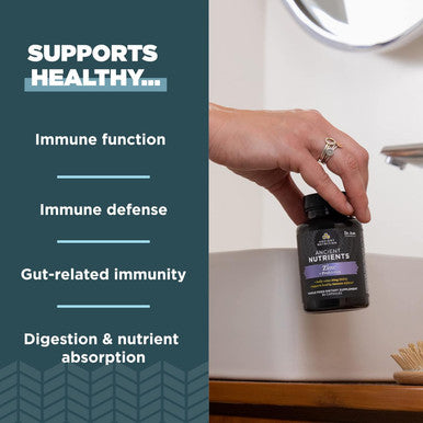 Probiotics And Zinc Supplement By Ancient Nutrition, Supports Healthy Immune System And Gut Health, Made Without Gmos, Superfoods Supplement, Paleo And Keto Friendly, 30 Count