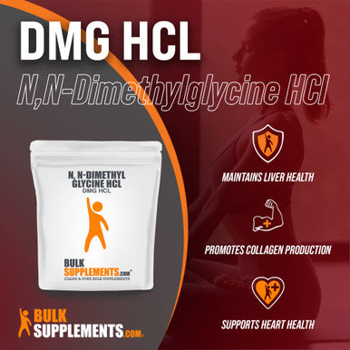 BulkSupplements N,N-Dimethylglycine (DMG) Powder - Glycine Supplements - Glycine Powder - DMG Supplement - Amino Nutritional Supplements - Glycine 500 mg (100 Grams - 3.5 oz)