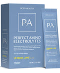 BodyHealth PerfectAmino Electrolyte Drink Mix Lemon Lime No Sugar Keto & Fasting Friendly Hydration with Trace Minerals Stick Packs