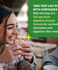 Garden of Life Dr Formulated Digestive Enzymes With Papain Bromelain Lipase For Digestion & Nutrient Absorption Organic Digest+ - Vegan Gluten-Free Non-Gmo Tropical Fruit Flavor 90 Chewables