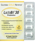 California Gold Nutrition Lactobif Probiotics, 30 Billion Cfu, 60 Veggie Capsules