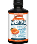 Barlean's Eye Remedy Supplement Tangerine Flavored Fish Oil Liquid with Lutein Astaxanthin and Zeaxanthin 1,000mg Omega 3 EPA DHA Eye Care Supplements 16 oz
