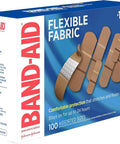 Band-Aid Brand Flexible Fabric Adhesive Bandages For Wound Care & First Aid, Assorted Sizes, 100 Ct, Pack Of 10 (1000 Count) (1000 Count)