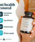 All-In-One Gut Health W/Probiotics, Prebiotics, Digestion-Supporting Herbs, And Adaptogens - Leaky Gut Repair Formula To Support Gut Lining, Aid In Digestion, And Promote Good Bacteria