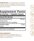 Solgar Boswellia Resin Extract Vegetable Caps 60 Ct
